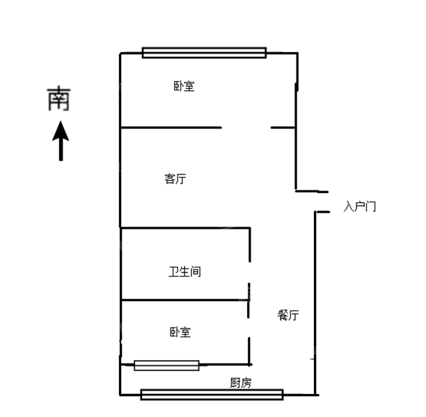 柴场小区2室1厅1卫70㎡