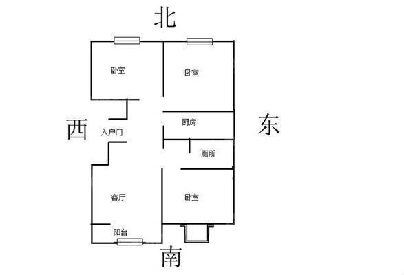 天成熙园三期3室2厅1卫97㎡