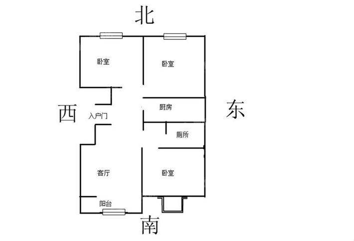 天成熙园三期3室2厅1卫97㎡