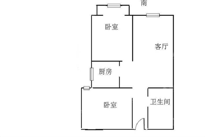 万和城国际广场D区32室2厅1卫91㎡