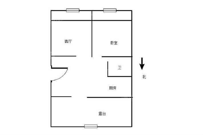 金色家园2室1厅1卫67㎡