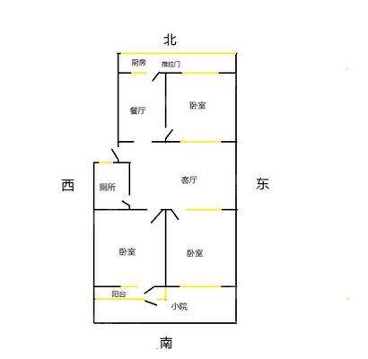 经贸委宿舍楼（小王庄）3室2厅1卫101㎡