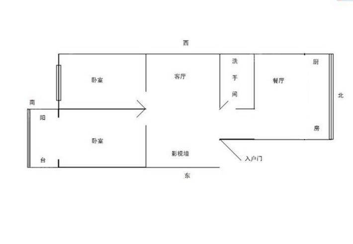 腾达小区2室1厅1卫79㎡