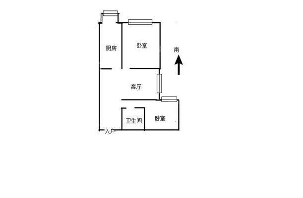 碧峰家园一区2室1厅1卫64㎡