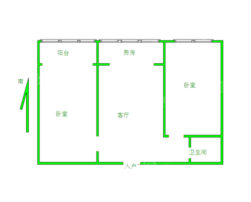 朝阳园（泰华街80号）2室1厅1卫87㎡