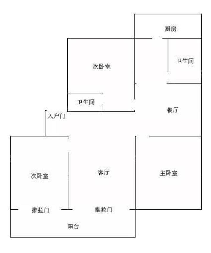 万信花园3室2厅2卫156㎡