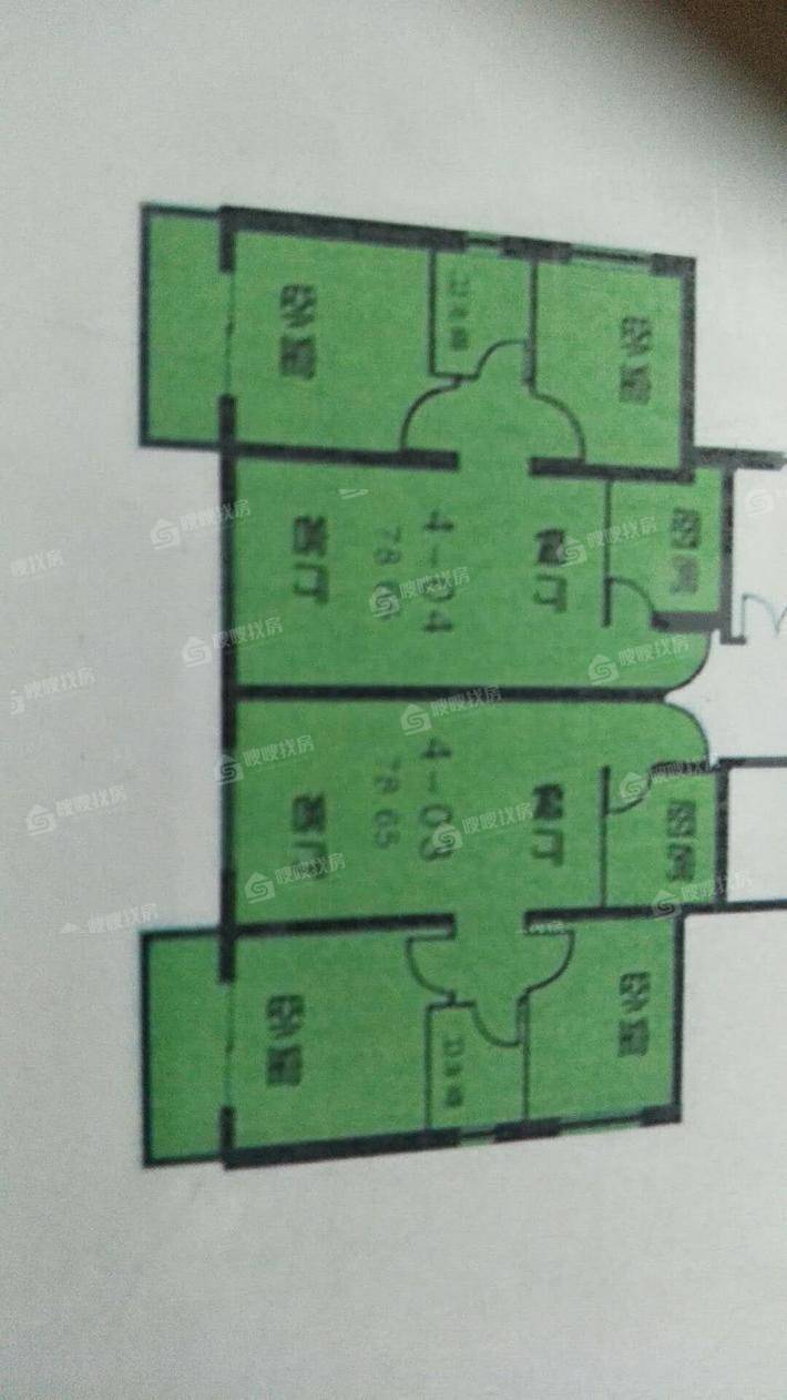 龙洲新城2室2厅1卫78㎡