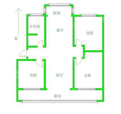 市交警小区（祁孟庄）3室2厅1卫120㎡