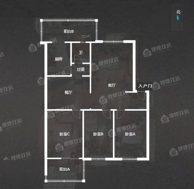 广安小区（康华园）3室2厅2卫125㎡