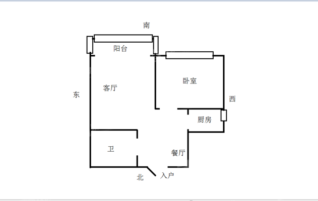 中泰自然城1室1厅1卫61㎡