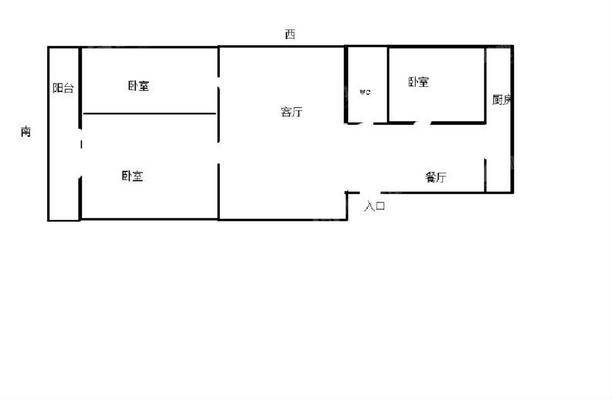 富华山庄（二期）3室1厅1卫101㎡