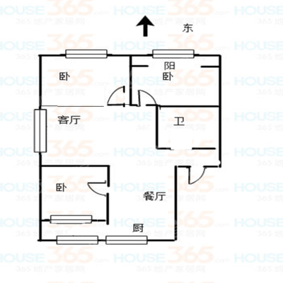 南园中心小区（邮电小区）3室1厅1卫101㎡