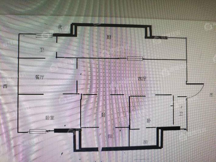  幸福小区（人寿宿舍）3室2厅1卫130㎡