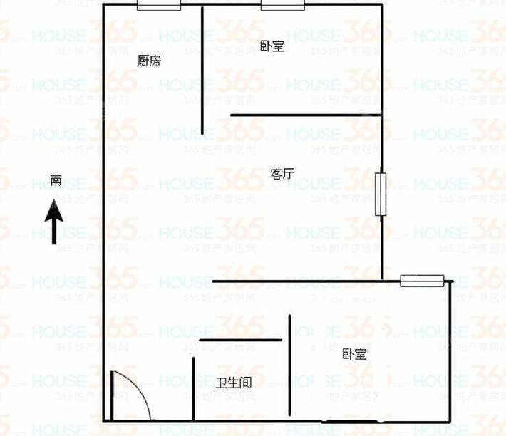 碧峰家园（二区）2室1厅1卫62㎡