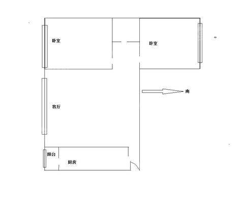 碧峰棚户区三区2室1厅1卫75㎡