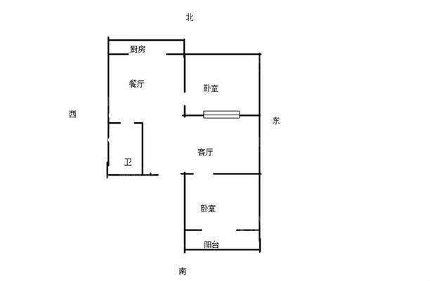 沧州市旭日小区（市政旭日小区）2室1厅1卫79㎡