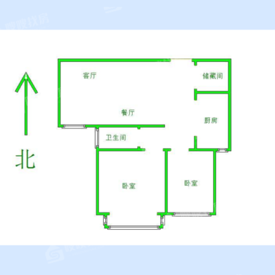 凤凰城（A区）2室2厅1卫89㎡