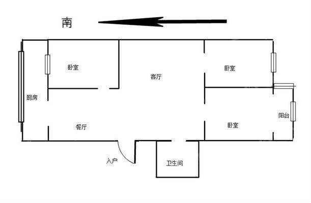 温家沟热河开发（组团3室1厅1卫100㎡