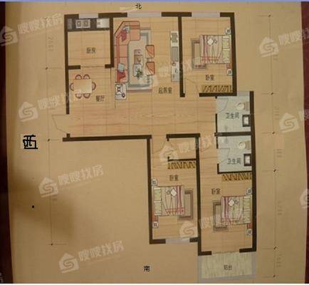 凤凰城（A区）3室2厅2卫126㎡