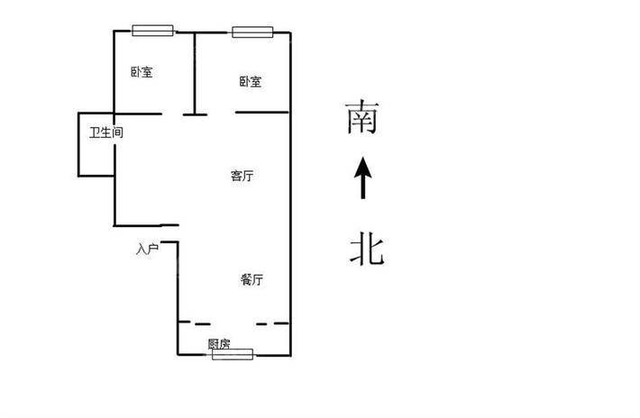 樱桃园小区2室2厅1卫71㎡