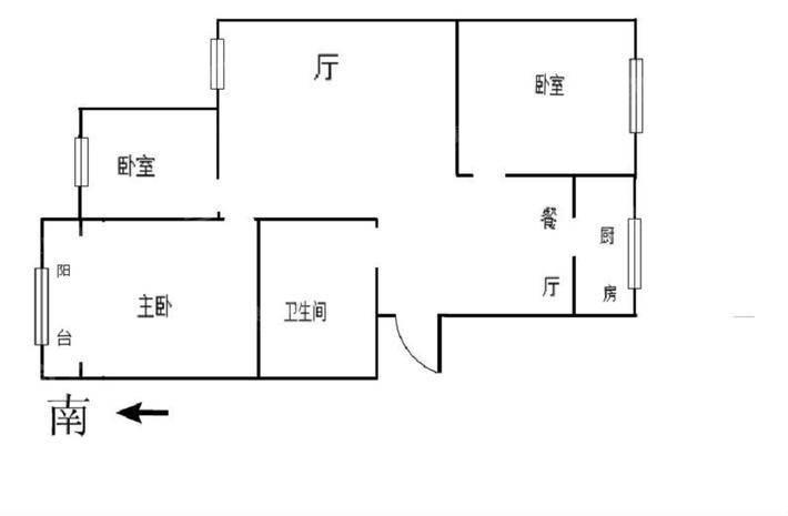 承钢小区北三区3室2厅2卫122㎡