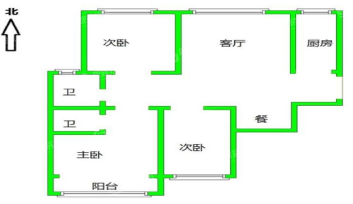 凤凰城（C区）3室2厅2卫135㎡
