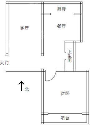 新世家二期1室1厅1卫54㎡