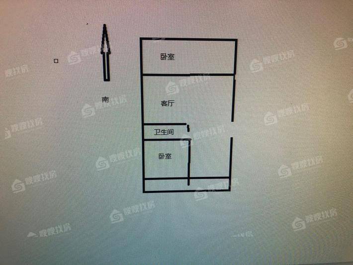 富家花园2室1厅1卫58㎡