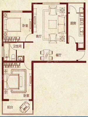 阳光四季城椿林苑A22室2厅1卫98㎡