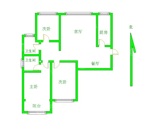 凤凰城（C区）3室2厅2卫135㎡