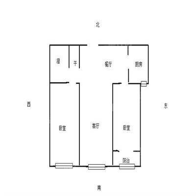 佳苑领域2室2厅1卫90㎡