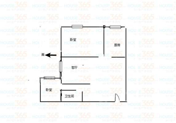 碧峰家园三区2室1厅1卫64㎡