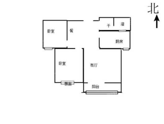 榕城世家2室2厅1卫100㎡