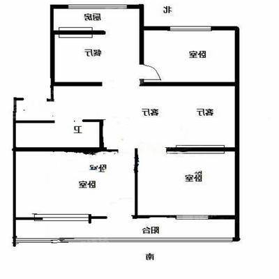 县社家属楼（沧县供销社家属楼）3室2厅2卫112㎡