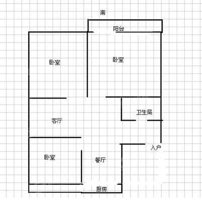 三中家属楼（实验中学）3室1厅1卫104㎡