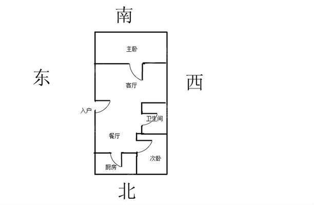 文博园（民族学院家属2室1厅1卫74㎡