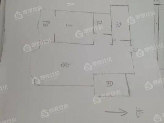 龙泉花园（东区）2室2厅1卫105㎡