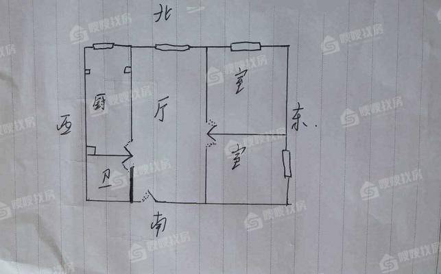 宏宇城（B区）2室1厅1卫70㎡