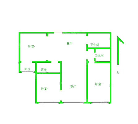 弘石湾3室2厅2卫111㎡