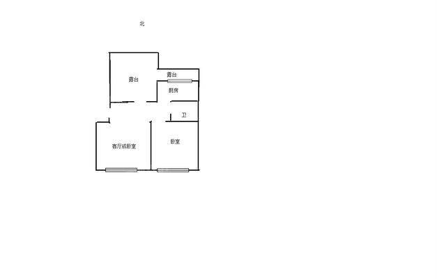 幞园新村2室1厅1卫61㎡