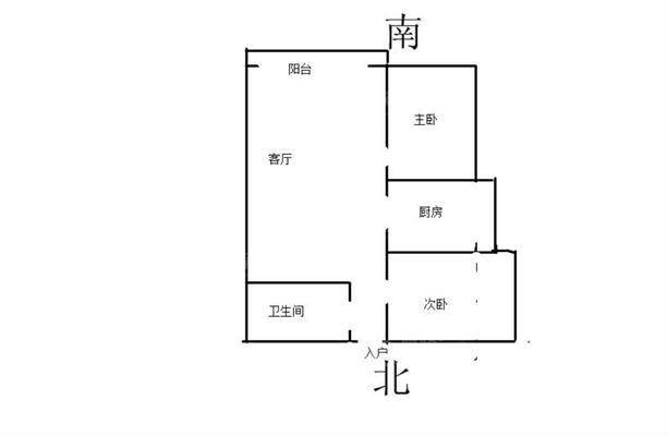 悦城华府2室2厅2卫94㎡