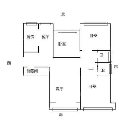 恒大城（商品房）3室2厅2卫146㎡