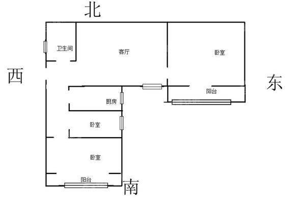 世茂国际2室1厅1卫88㎡