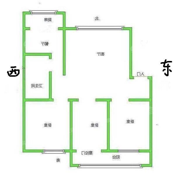 欣欣家园3室2厅2卫120㎡