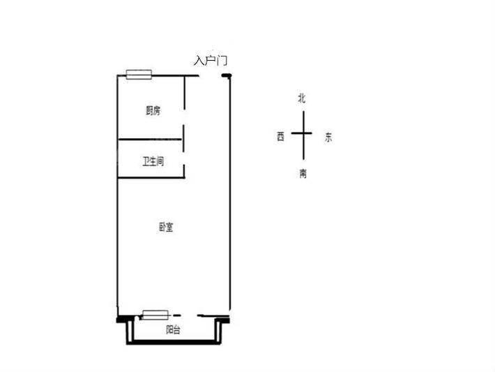 化工厂宿舍2室2厅1卫42㎡