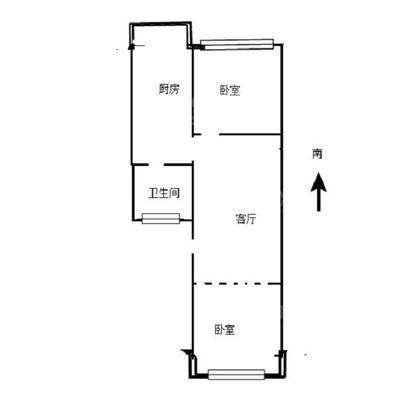 附属医院小区（家属楼2室1厅1卫52㎡