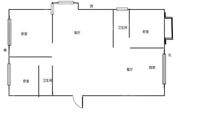 万华小区D区3室2厅2卫152㎡