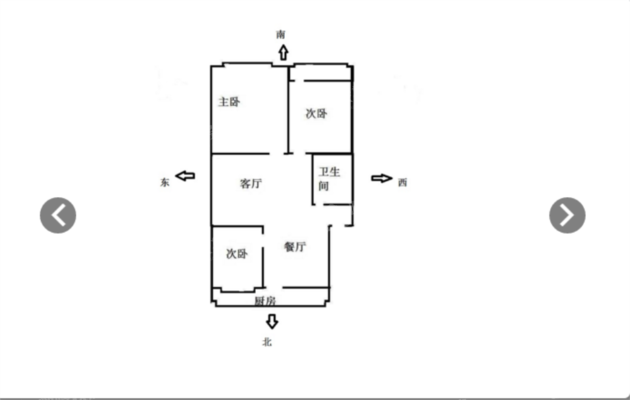 御祥园三组团3室2厅2卫104㎡