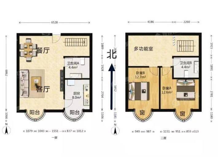 星河御城3室2厅2卫137㎡