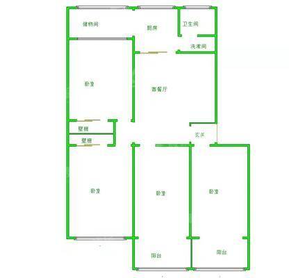 西三庄街法院宿舍3室2厅2卫130㎡